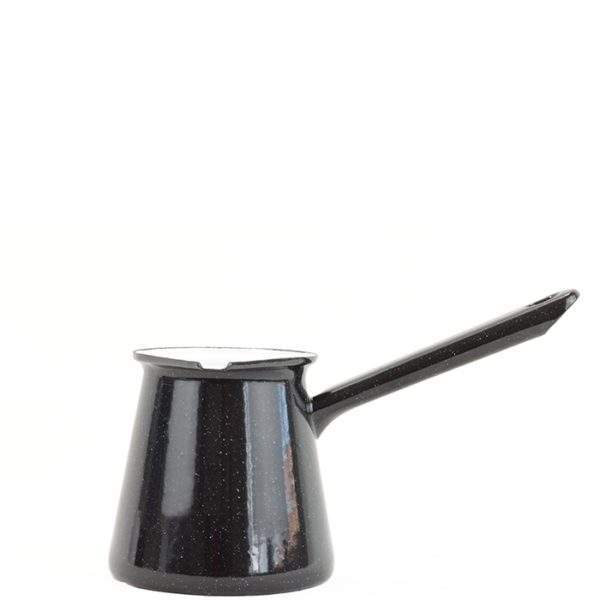 Smaltovaná džezva na kávu černá ø 9 cm - 0.4 l STANDARD černý  | BELIS