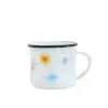 Emaillierte Tasse ø 8 cm - 0,35 l – MEADOW | BELIS