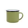 Emaillierte Tasse ø 8 cm - 0,35 l khaki – TSCHECHISCHER EMAILLE-BECHER | BELIS